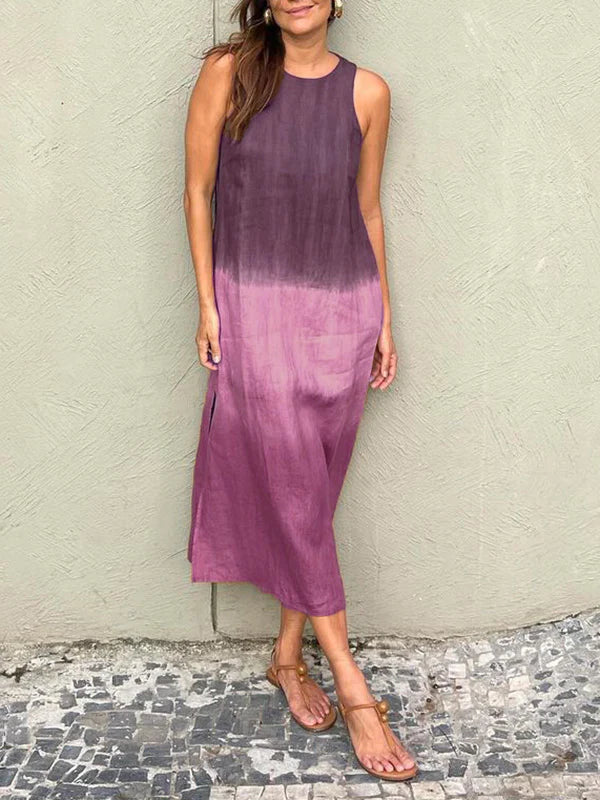 Lina - Robe Estivale Sans Manches À Coupe Aérienne