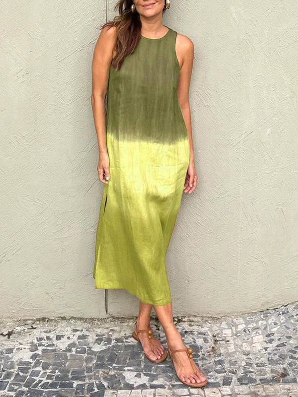 Lina - Robe Estivale Sans Manches À Coupe Aérienne