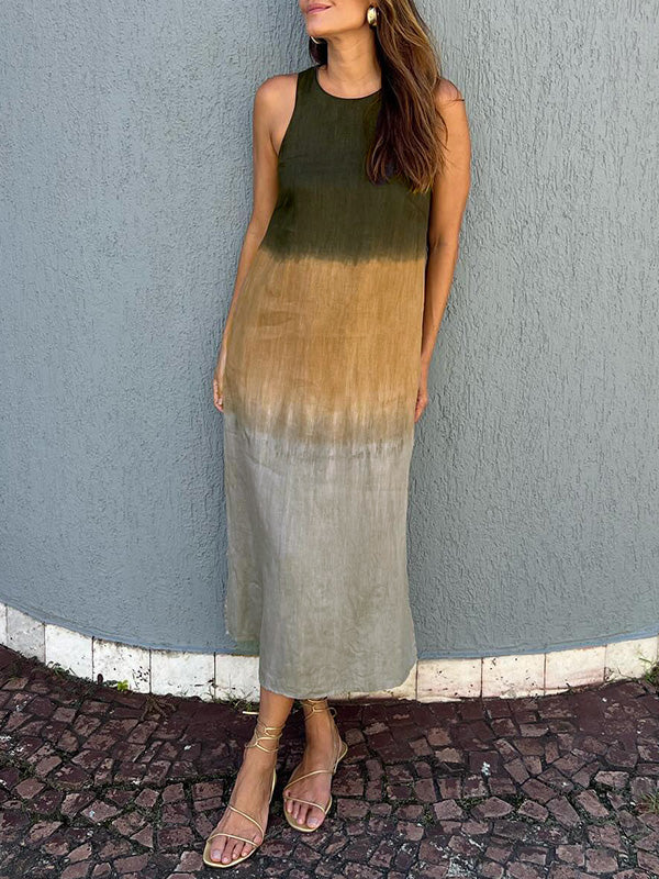 Lina - Robe Estivale Sans Manches À Coupe Aérienne