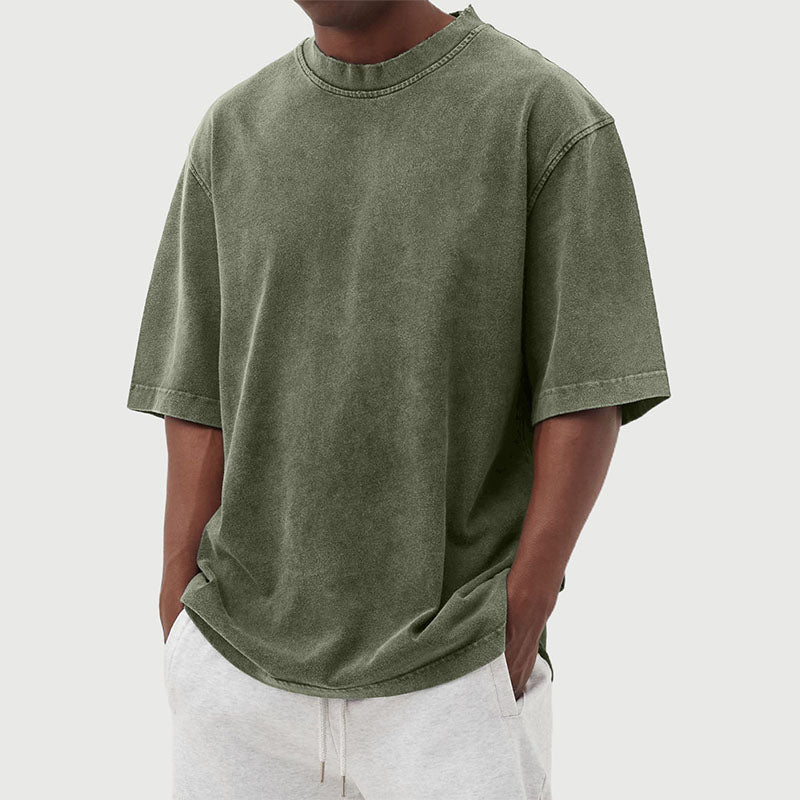 Alexandre - T-Shirt Vintage Délavé Oversize Homme