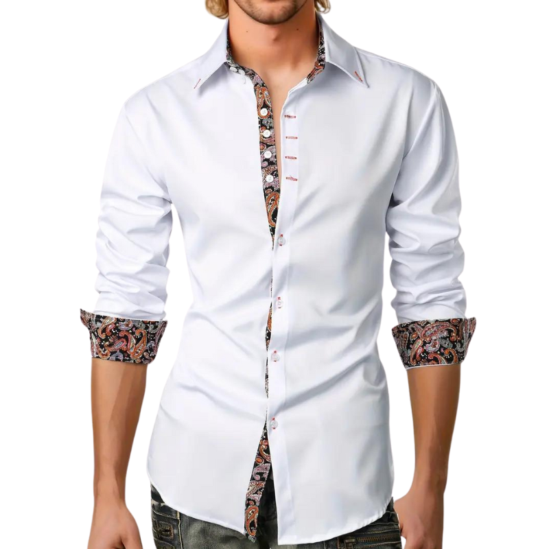 Sébastien | Chemise Raffinée Motif Paisley