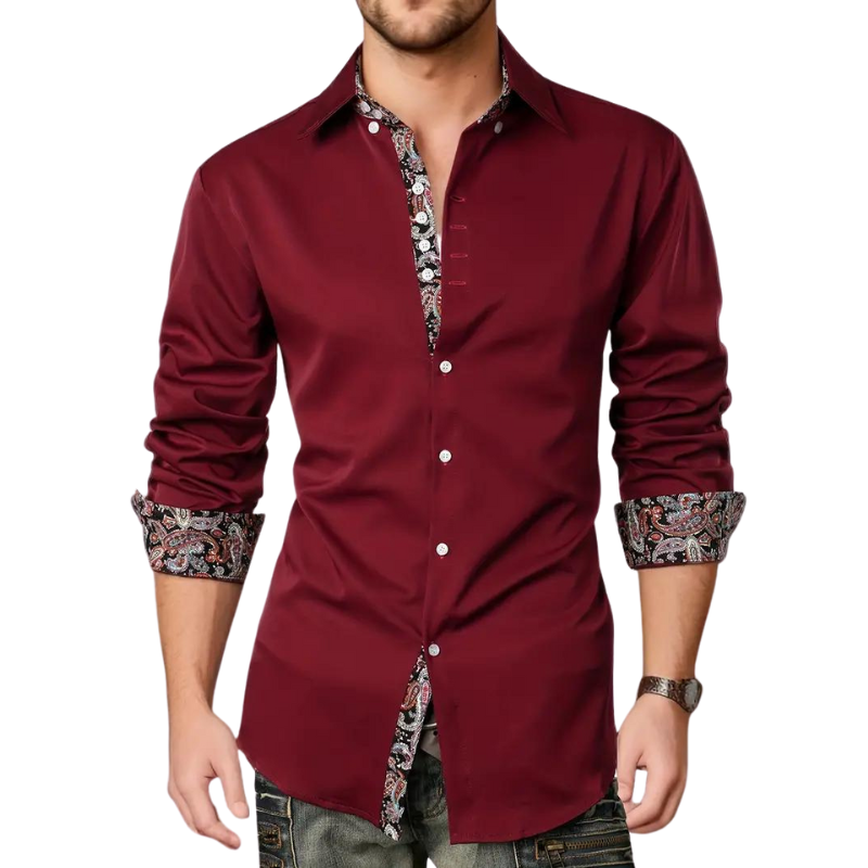 Sébastien | Chemise Raffinée Motif Paisley