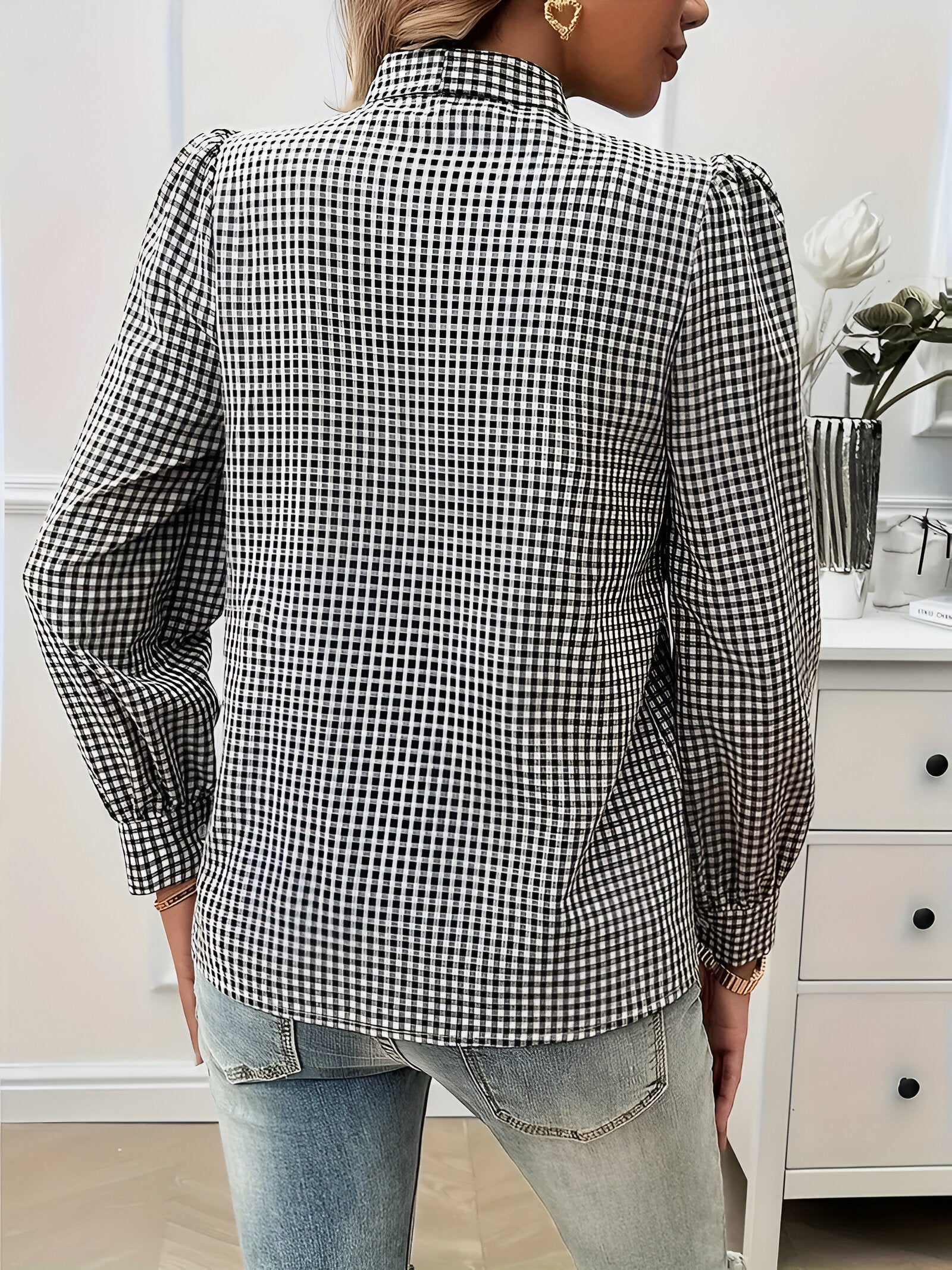 Chemise Femme À Manches Bouffantes - Aline