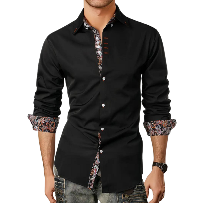Sébastien | Chemise Raffinée Motif Paisley