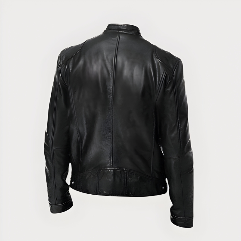 Damien - Veste Élégante Motard Zippée