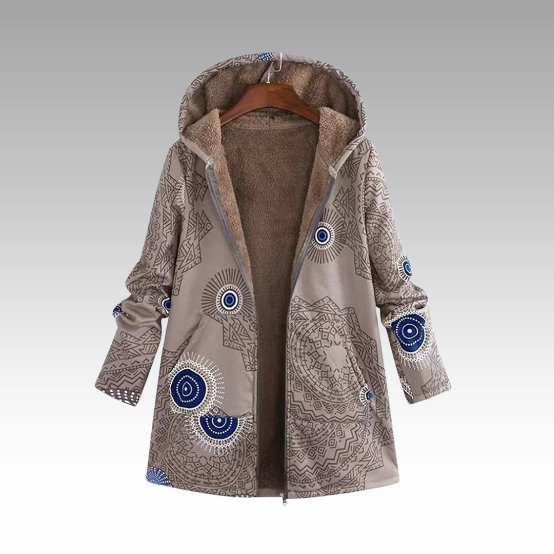 Priya - Veste Chic Vintage Imprimée