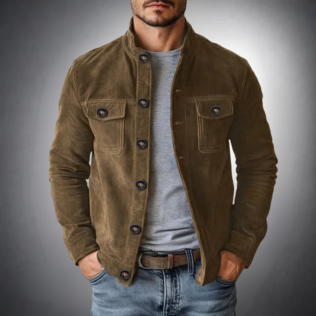 Pierre - Veste Raffinée Daim Légère