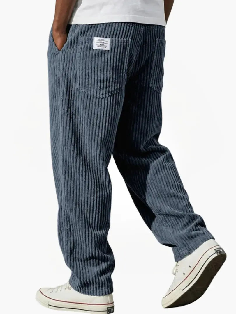 Julien | Pantalon Chic Velours Côtelé Droit