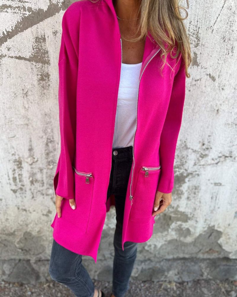 Céline - Cardigan Chic Oversize Zippé