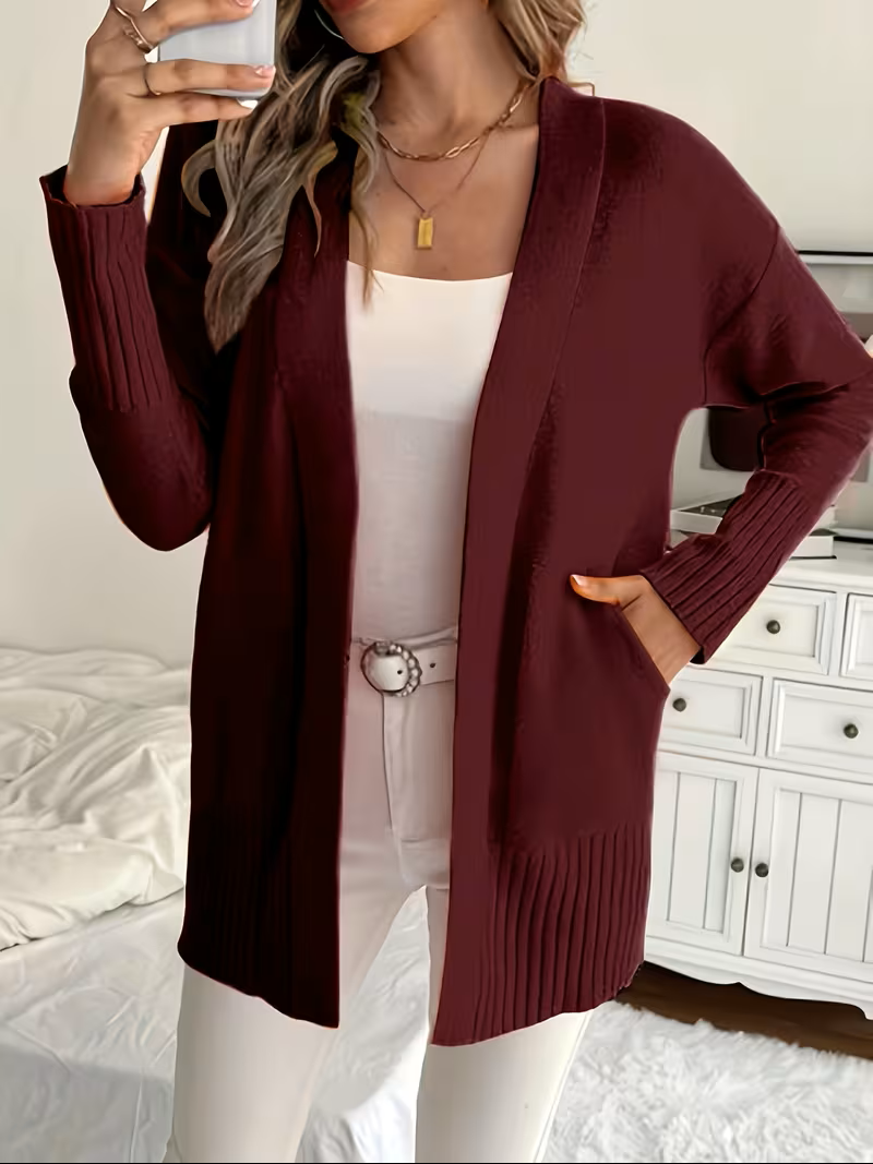 Caroline - Cardigan Élégant Oversize Ouvert