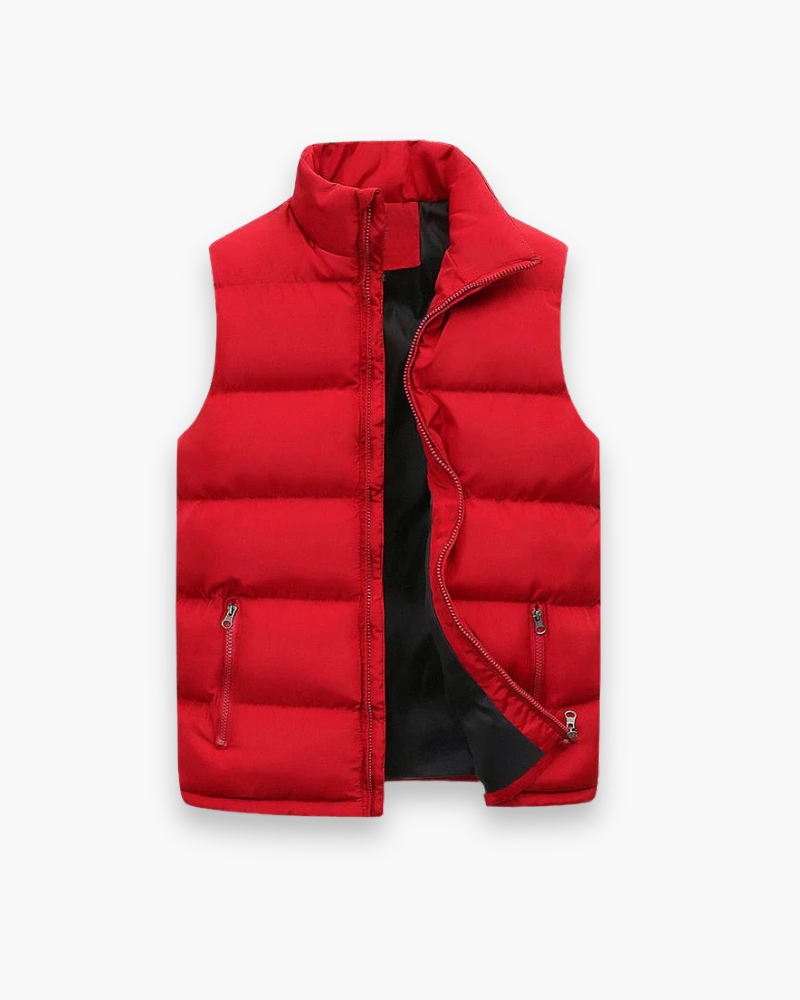 Sweat de sport à capuche zippé devant matelassé homme gris