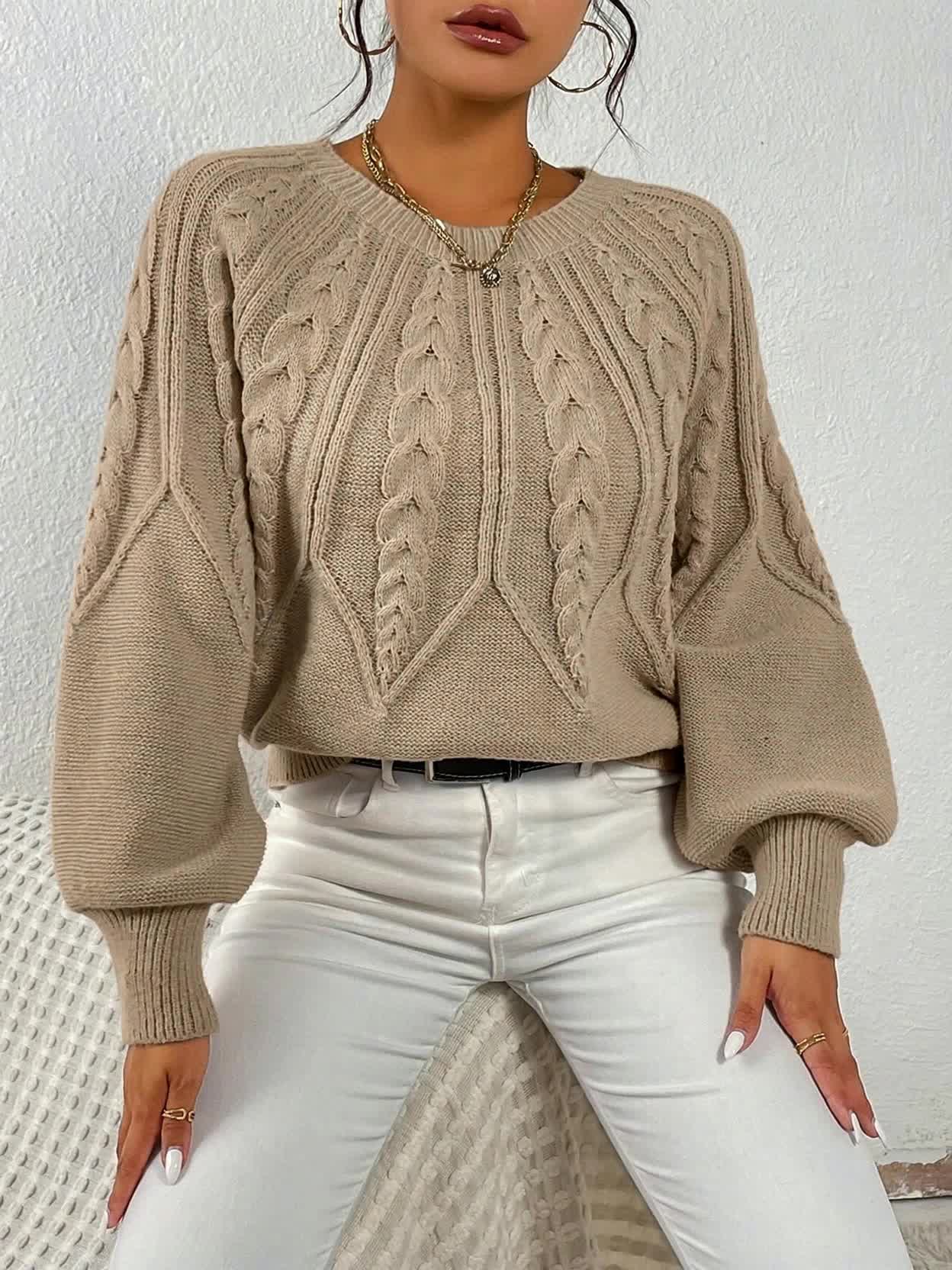 Chloé - Pull Flatteur Torsadé Col Rond