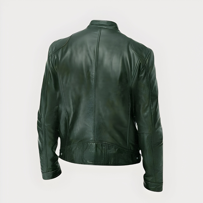 Damien - Veste Élégante Motard Zippée