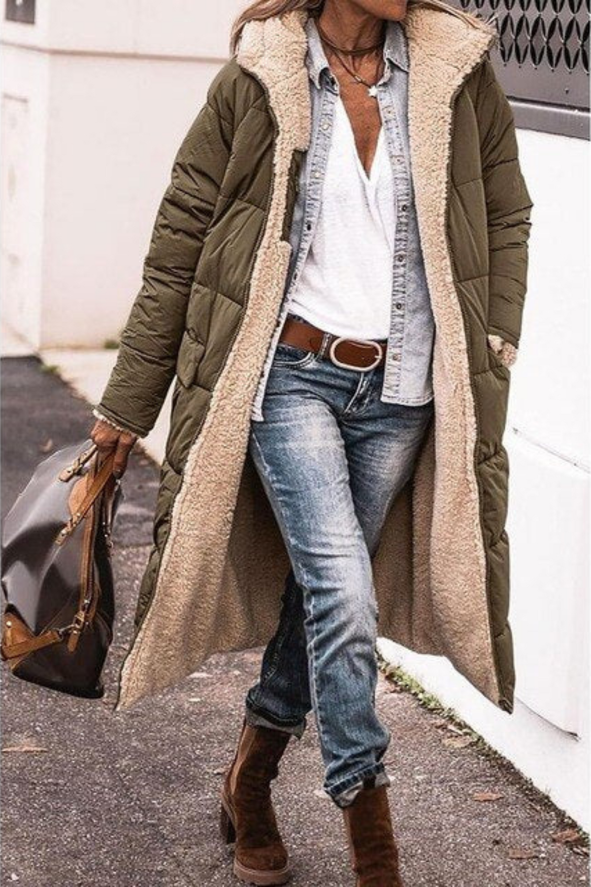 Hélène | Doudoune Chic Longue Réversible