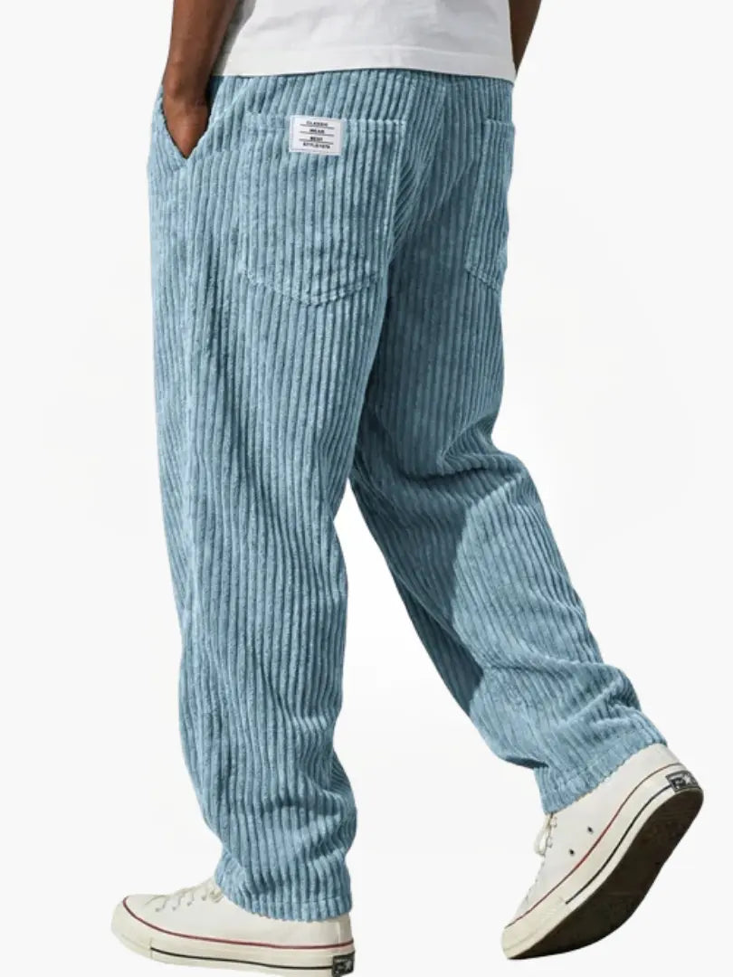 Julien | Pantalon Chic Velours Côtelé Droit