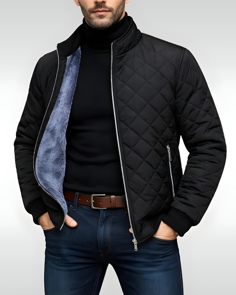 Nicolas - Veste Élégante Matelassée Losanges