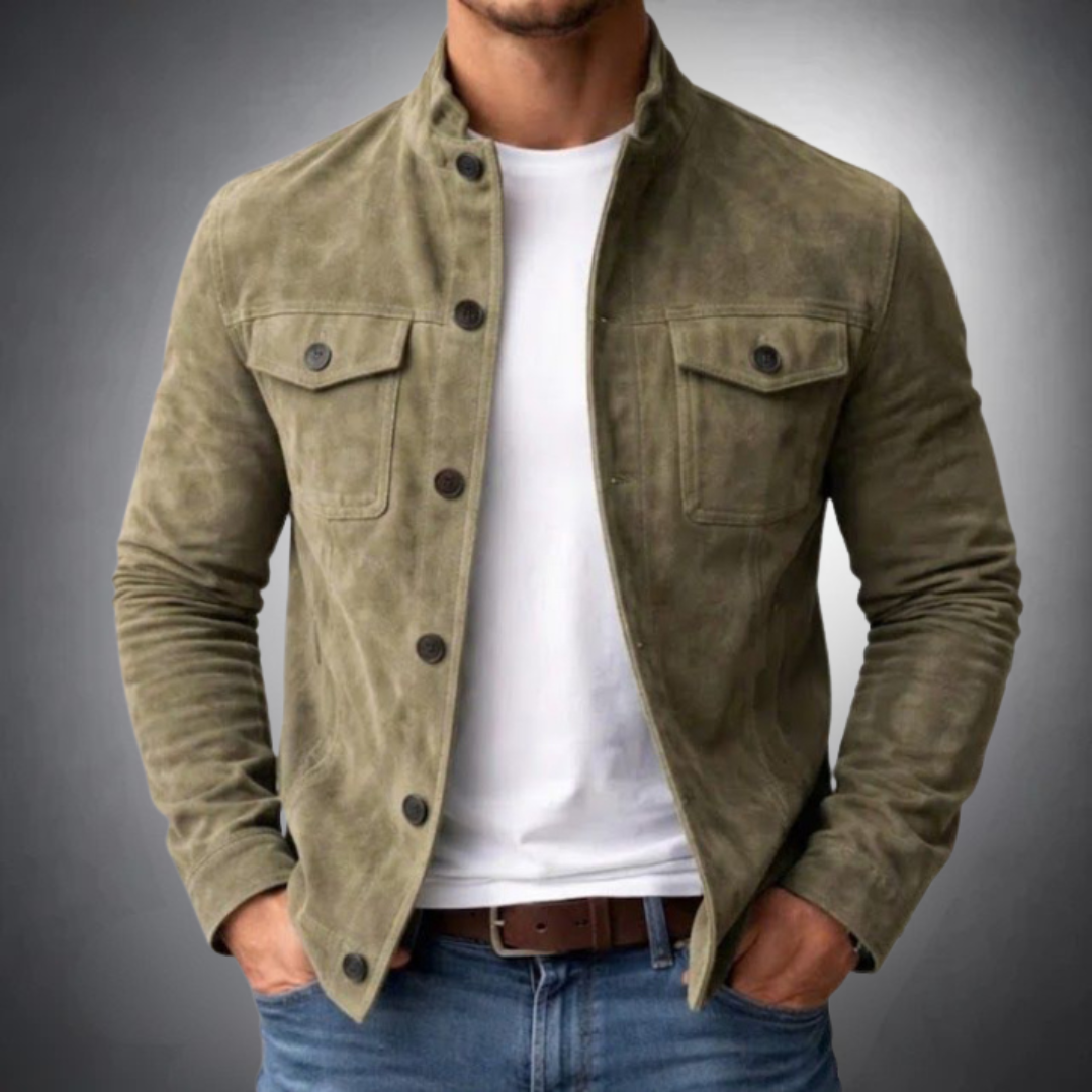 Pierre - Veste Raffinée Daim Légère