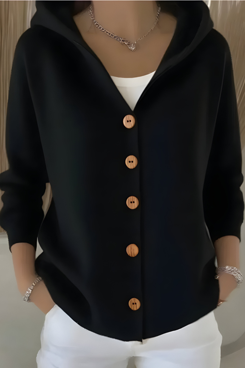Camille - Cardigan Chic Oversize à Capuche