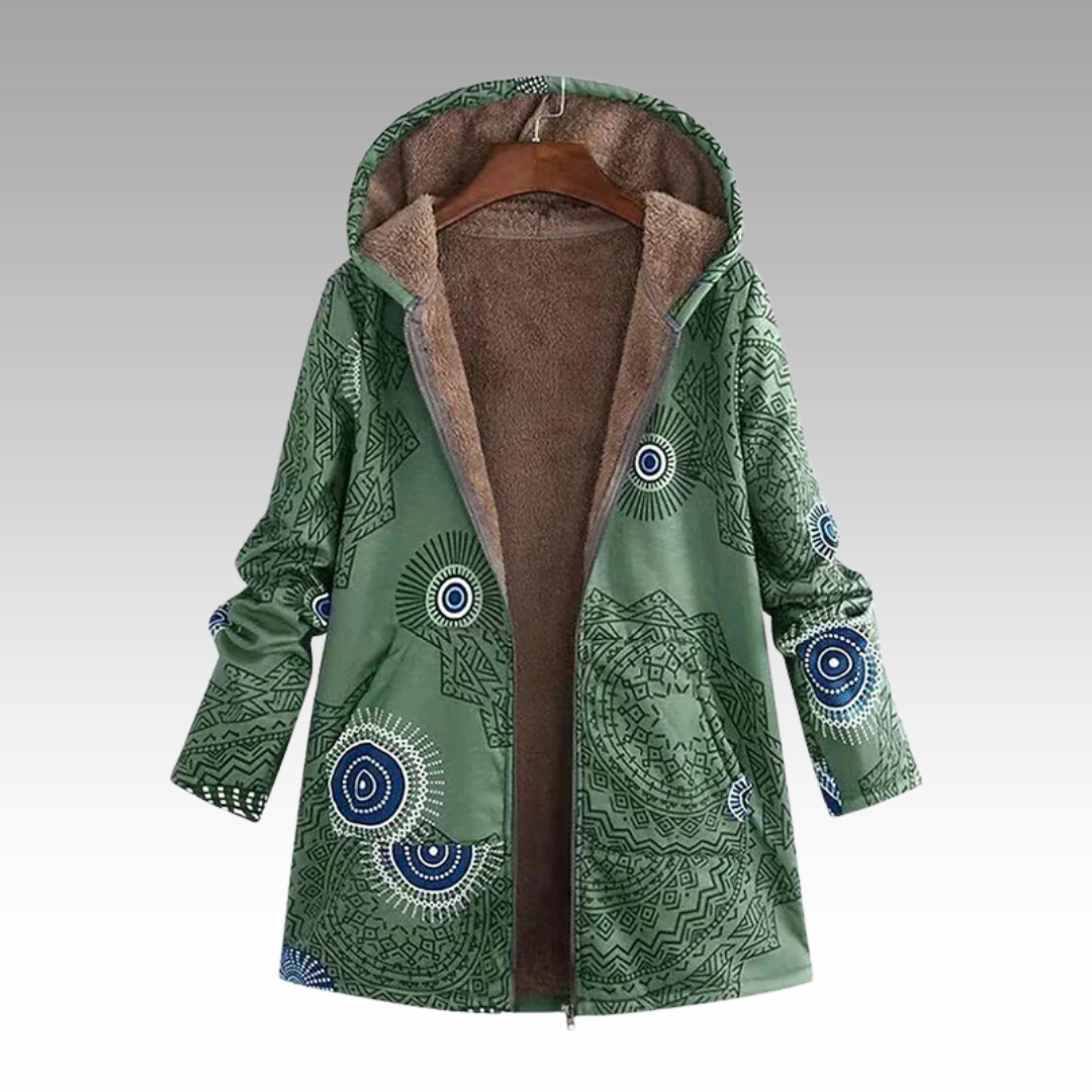 Priya - Veste Chic Vintage Imprimée