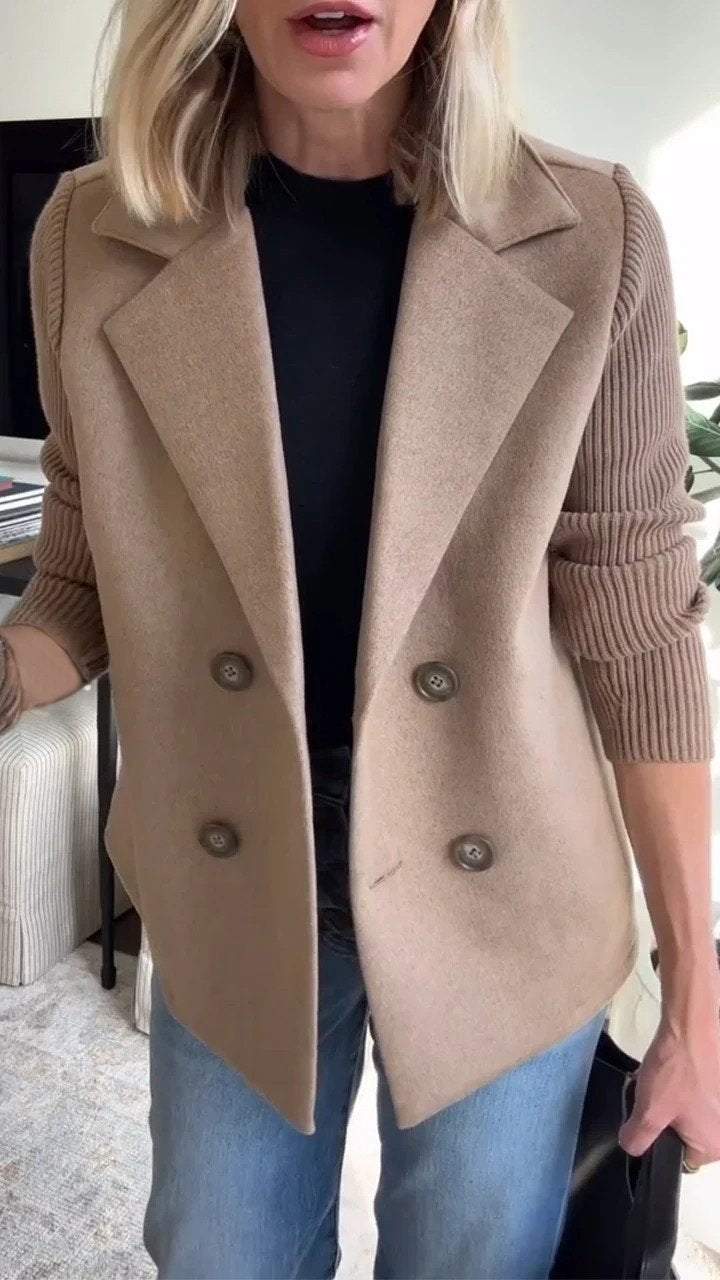Adèle | Veste Chic Courte Patchwork