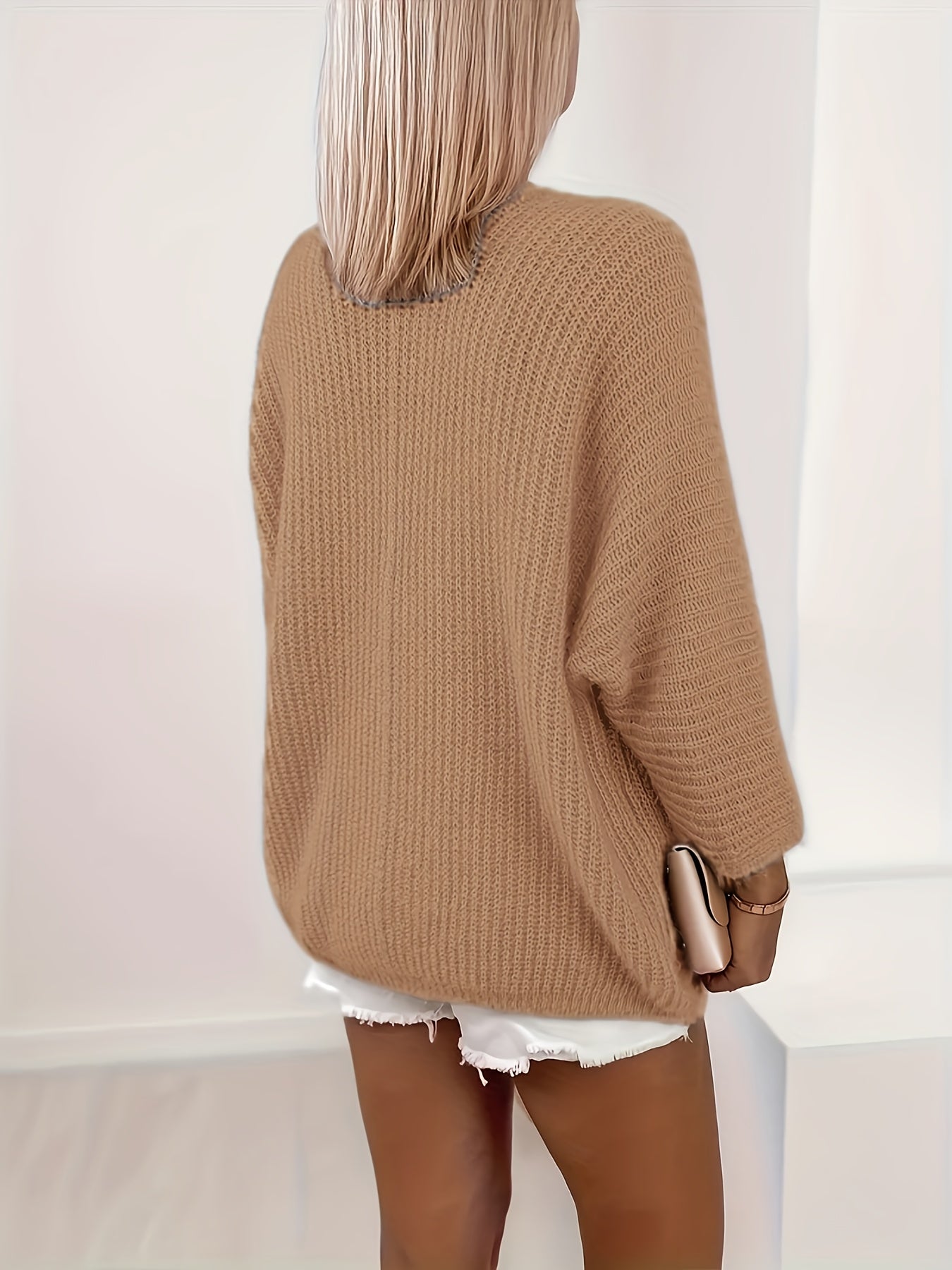 Priya - Cardigan Élégant Oversize Maille