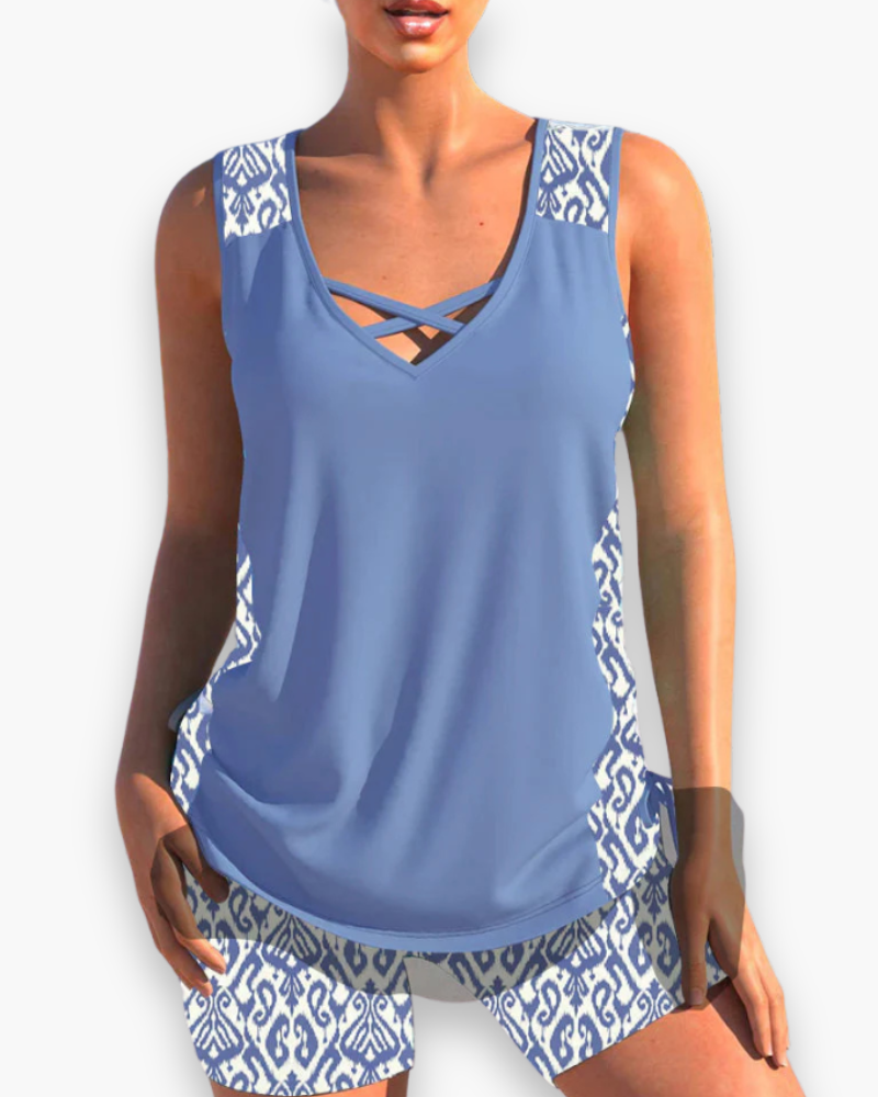 Tankini deux pièces femme | Élégant 6
