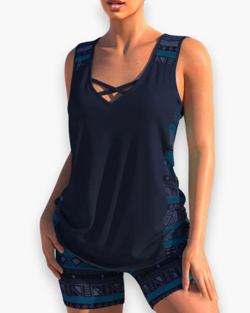 Tankini deux pièces femme | Élégant 5