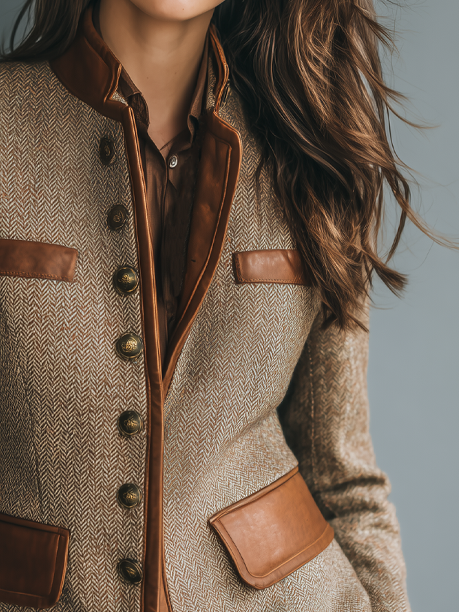 Isabelle - Veste Chic Vintage à Poches