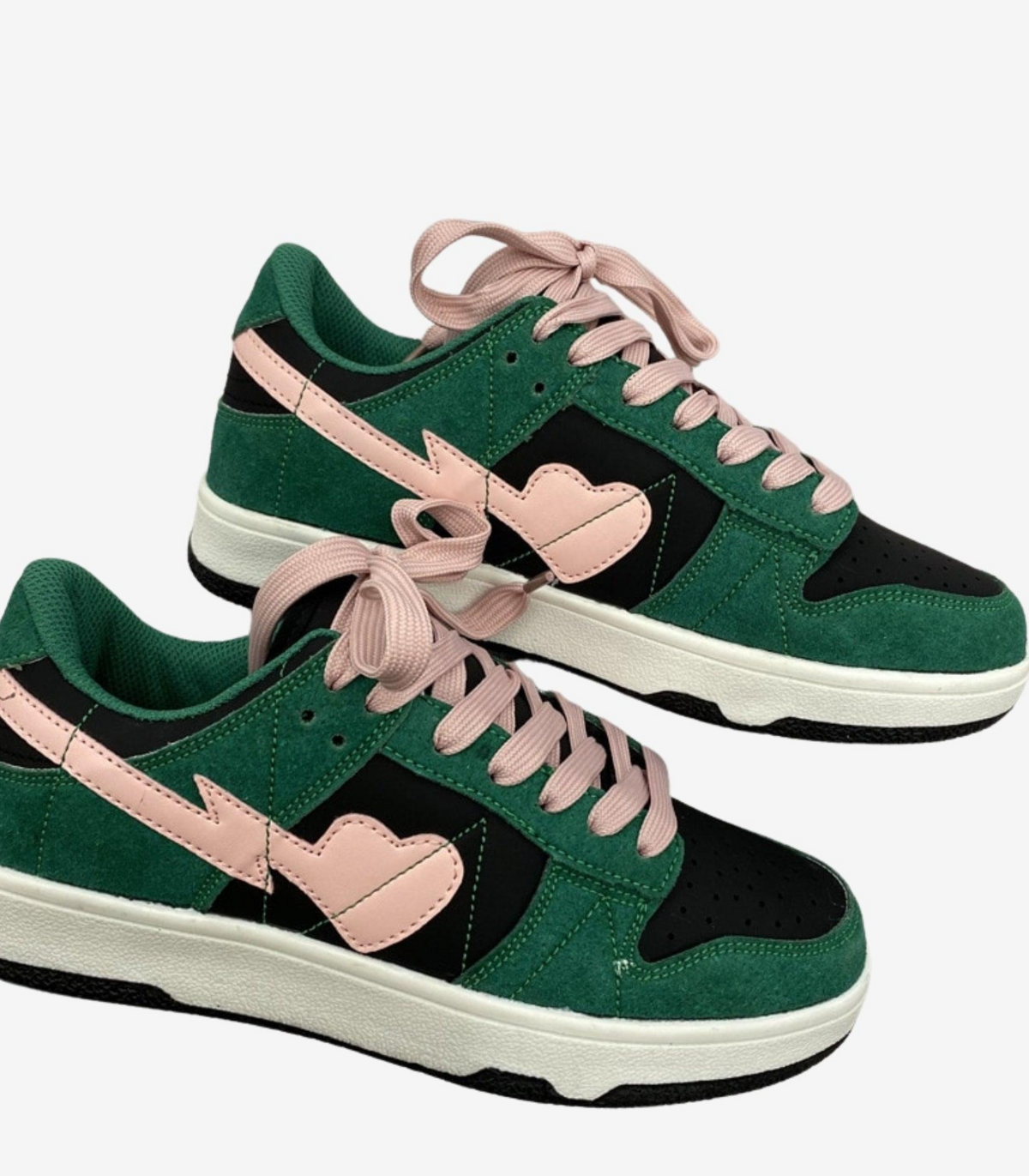 Pascale - Baskets Chic Imprimé Cœur