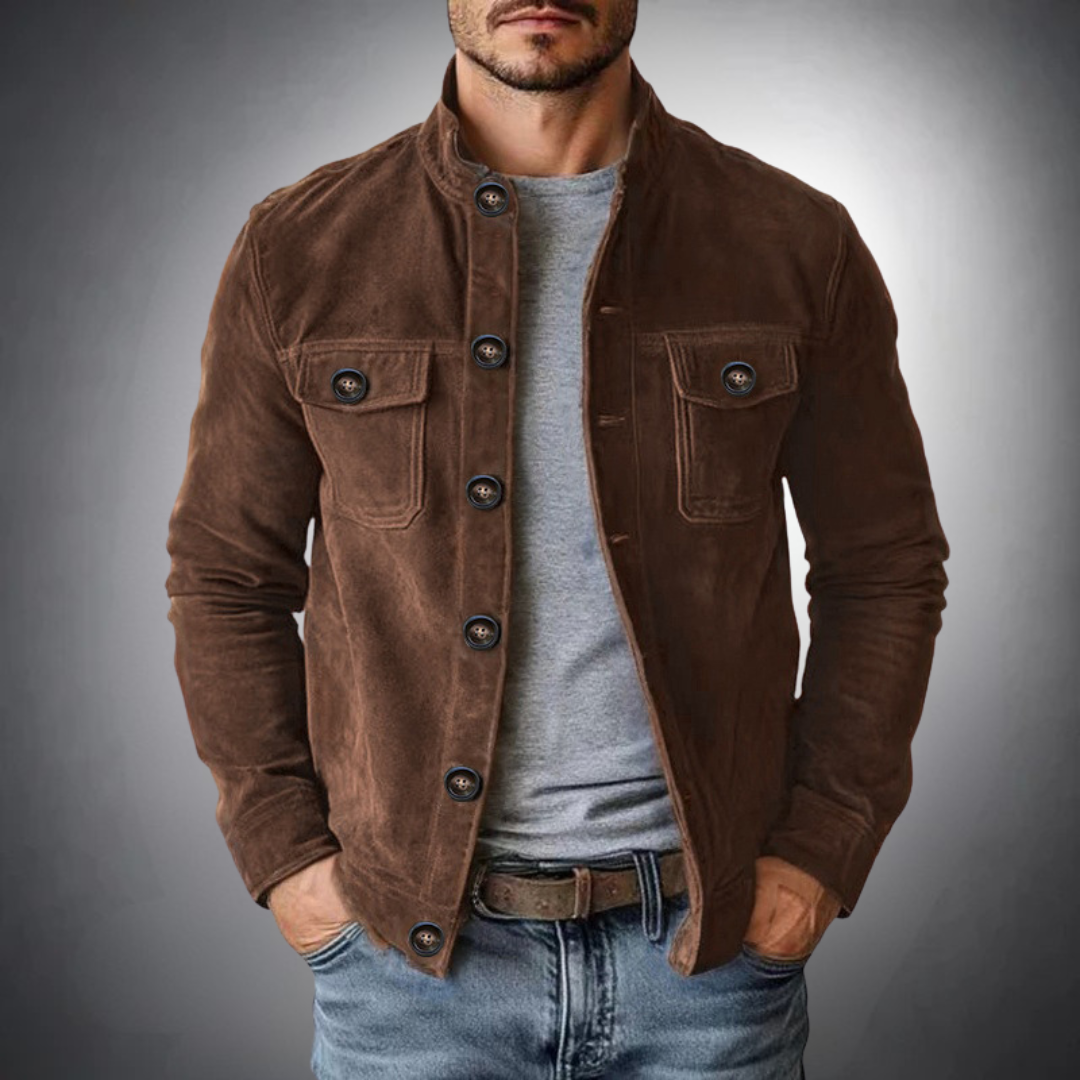Pierre - Veste Raffinée Daim Légère