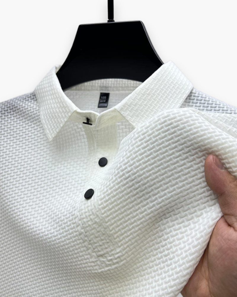Polo Structuré Moderne pour Homme | Manches Longues 5