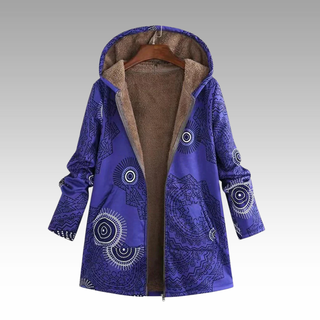 Priya - Veste Chic Vintage Imprimée