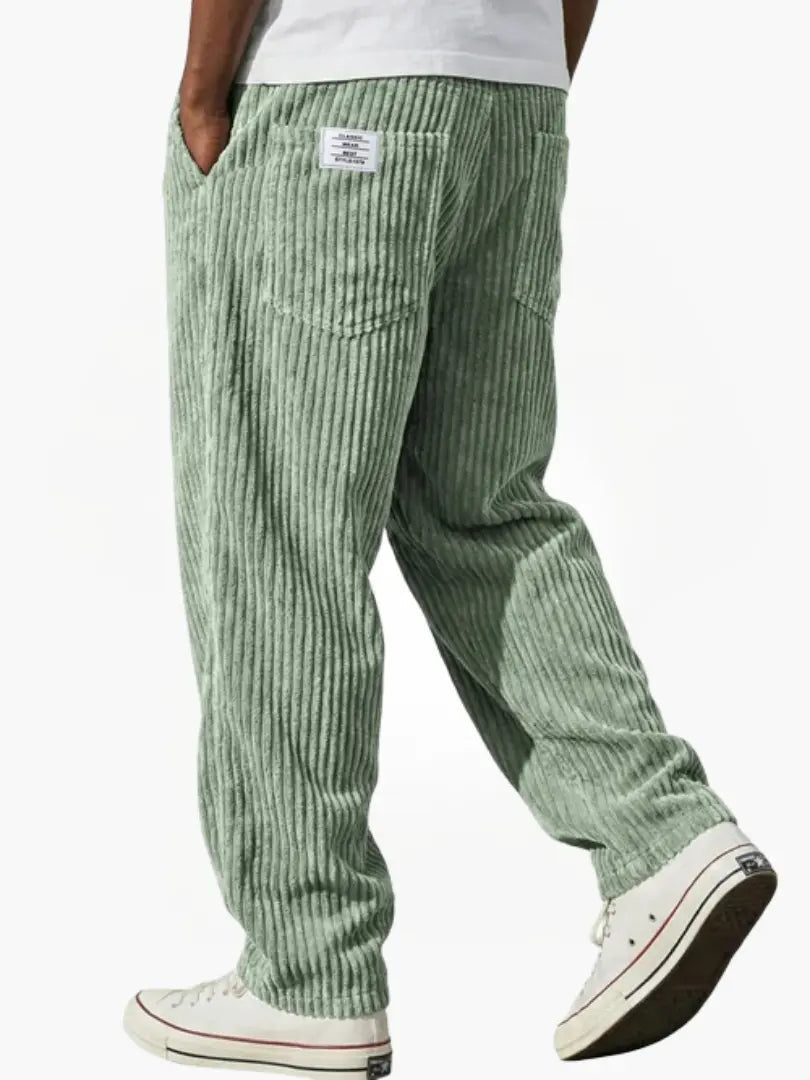 Julien | Pantalon Chic Velours Côtelé Droit