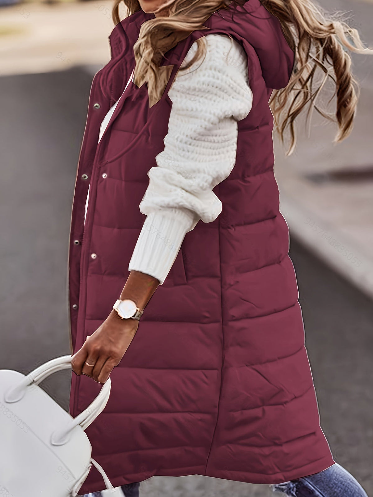 Christine - Doudoune Chic Longue Sans Manches