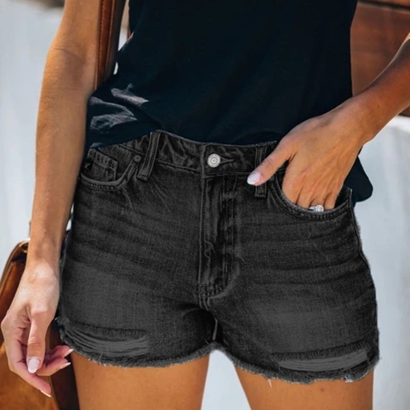 Victoire - Mini Short - Jean, Chic - Femme