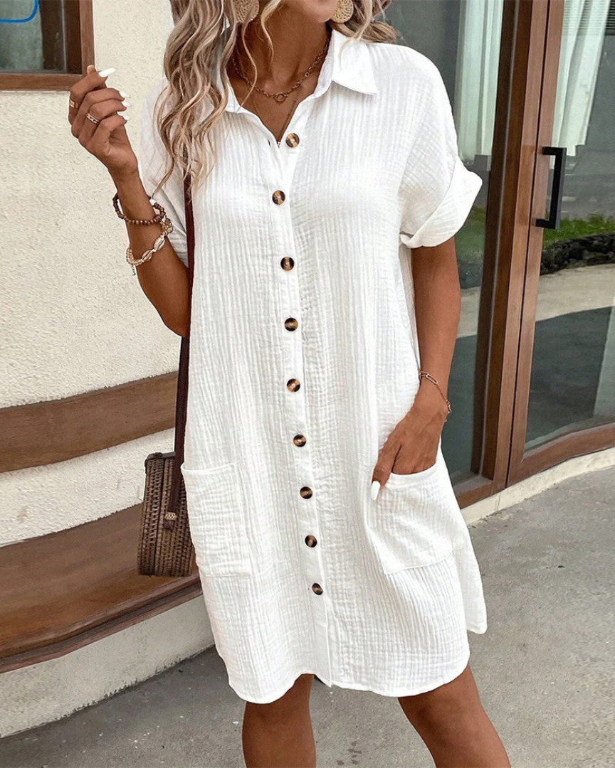 Léa - Robe Chemise Légère
