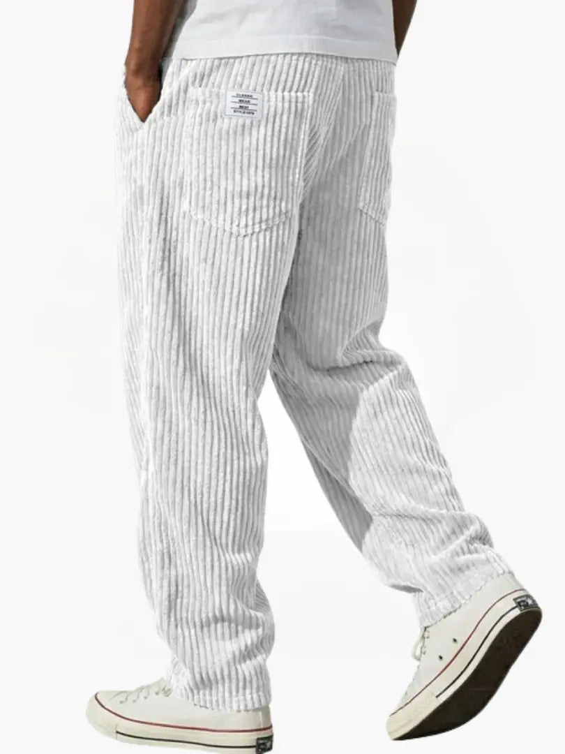 Julien | Pantalon Chic Velours Côtelé Droit