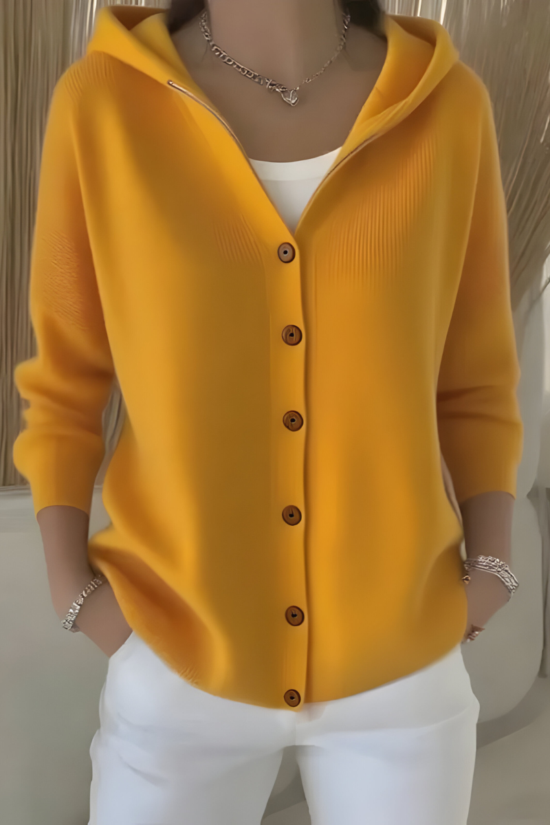 Camille - Cardigan Chic Oversize à Capuche