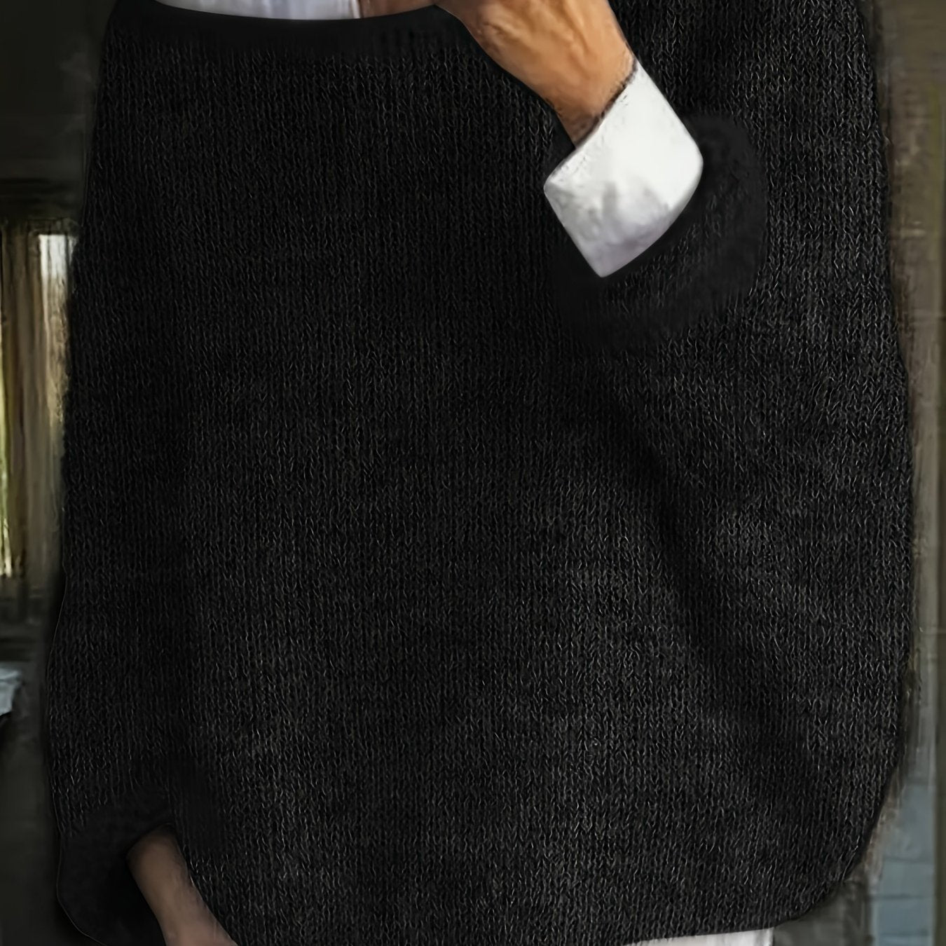 Sandrine - Pull Élégant Oversize Maille