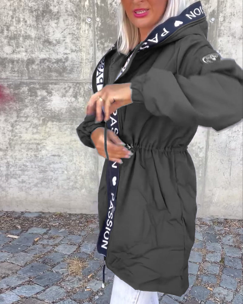 Camille | Parka Élégante Cintrée à Capuche