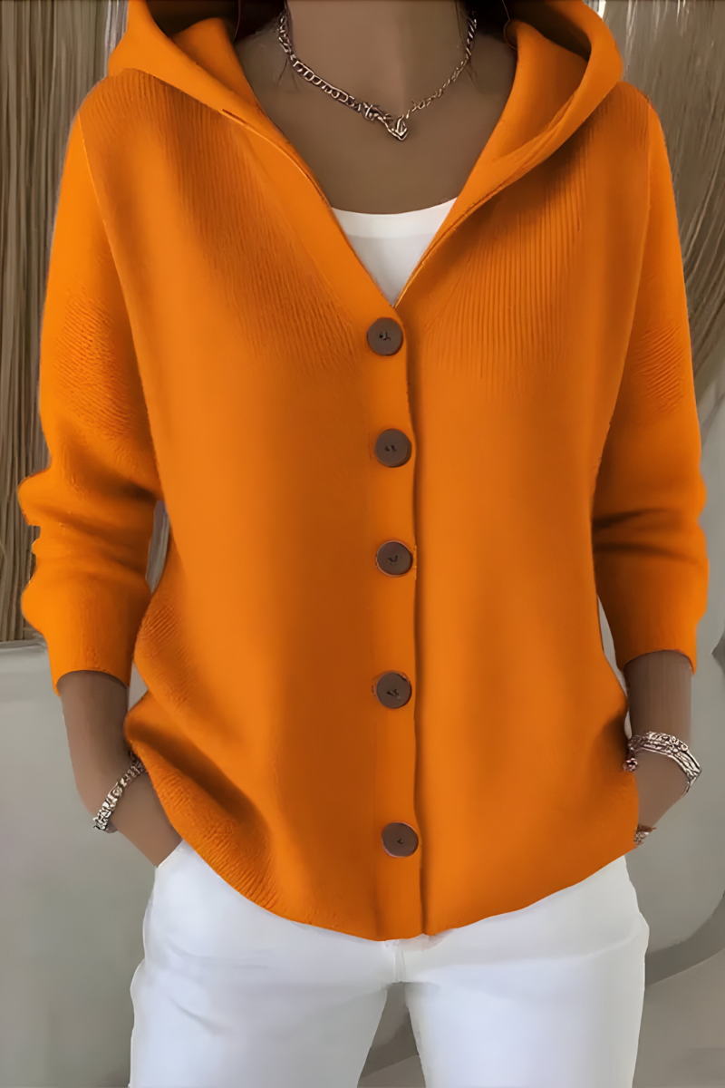 Camille - Cardigan Chic Oversize à Capuche