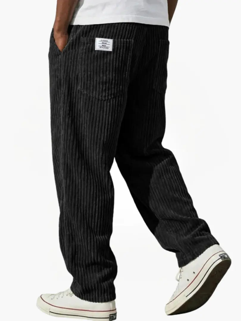 Julien | Pantalon Chic Velours Côtelé Droit