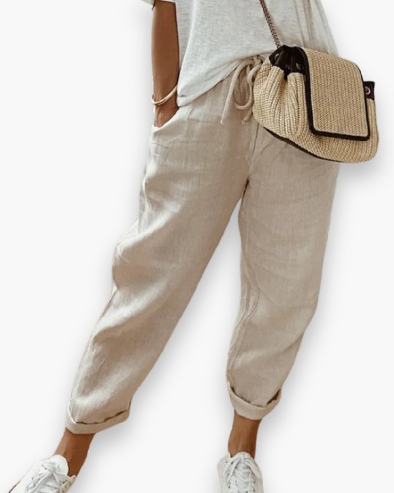 Pantalon ample moderne femme | Tissu léger et respirant 1