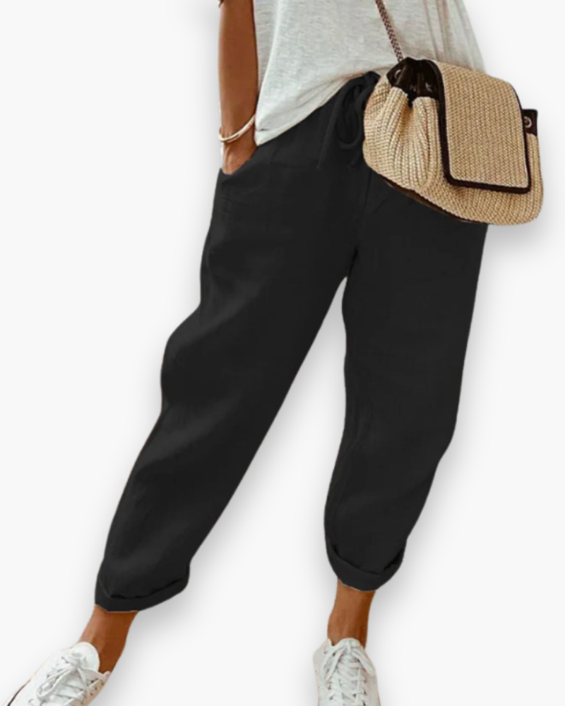 Pantalon ample moderne femme | Tissu léger et respirant 2