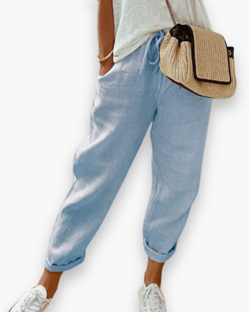 Pantalon ample moderne femme | Tissu léger et respirant 3