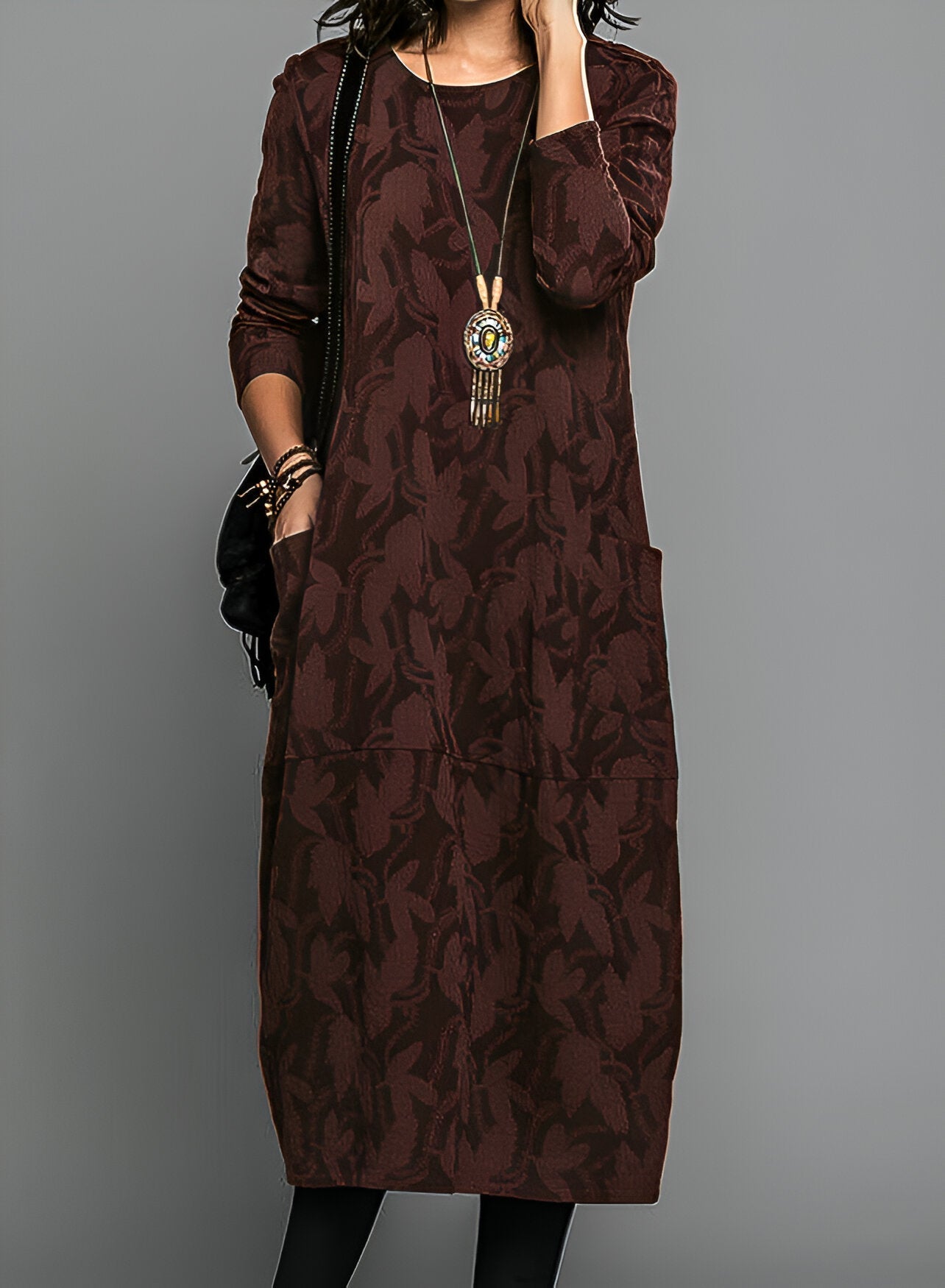 Robe Pull Femme Longue - Sarah