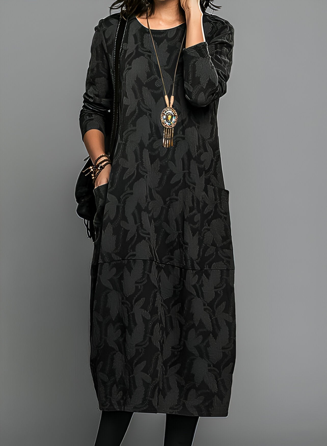 Robe Pull Femme Longue - Sarah