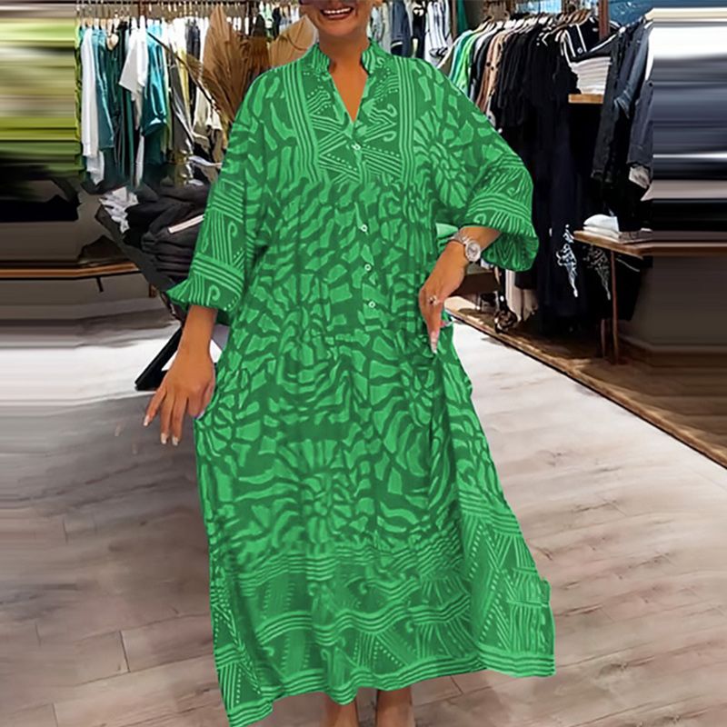 Robe longue femme bohème fluide - Linda