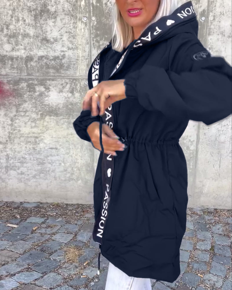 Camille | Parka Élégante Cintrée à Capuche