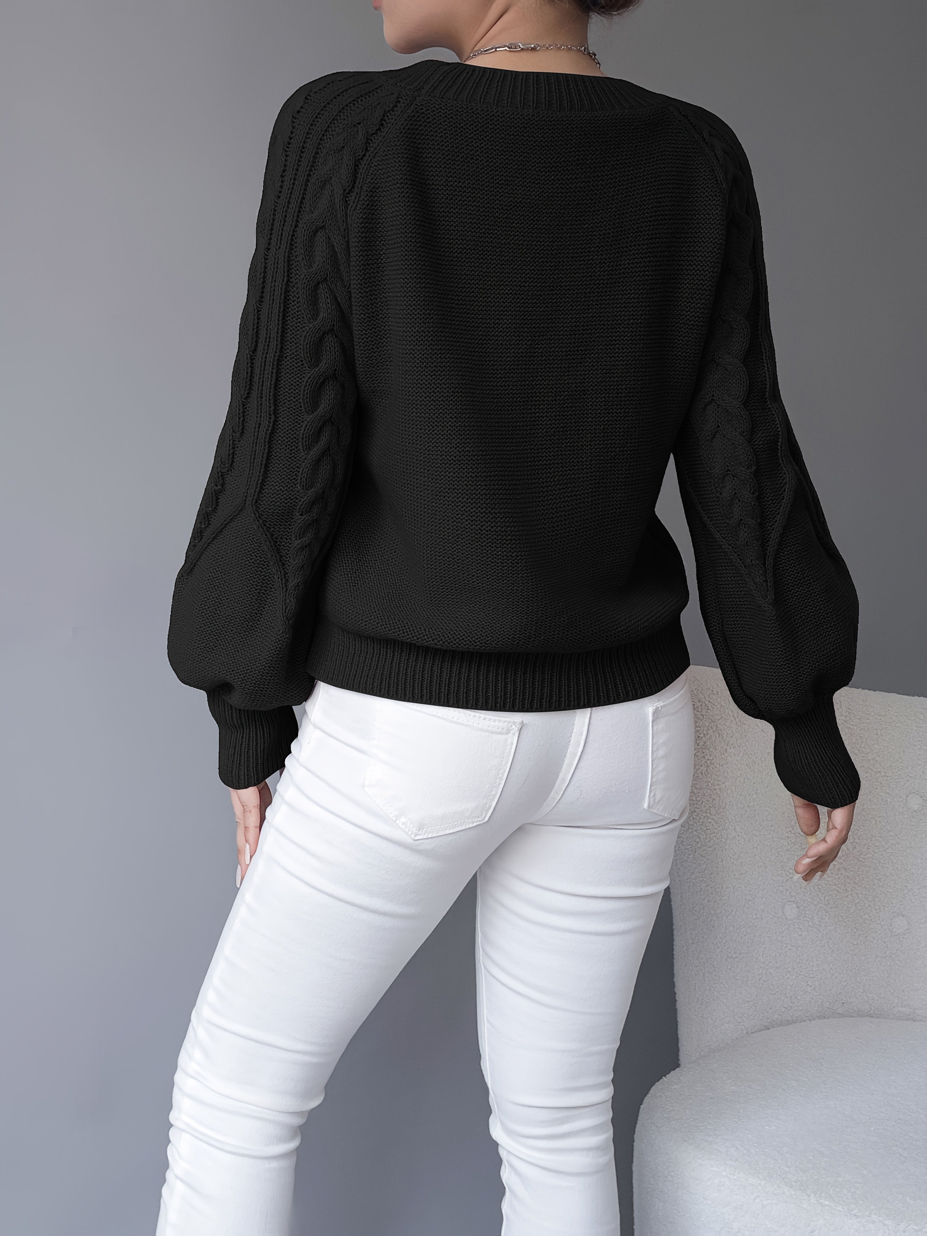 Chloé - Pull Flatteur Torsadé Col Rond